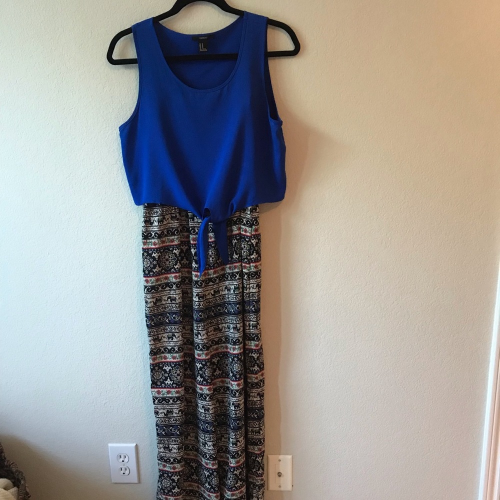 Elephant Jumpsuit and Tie crop top set